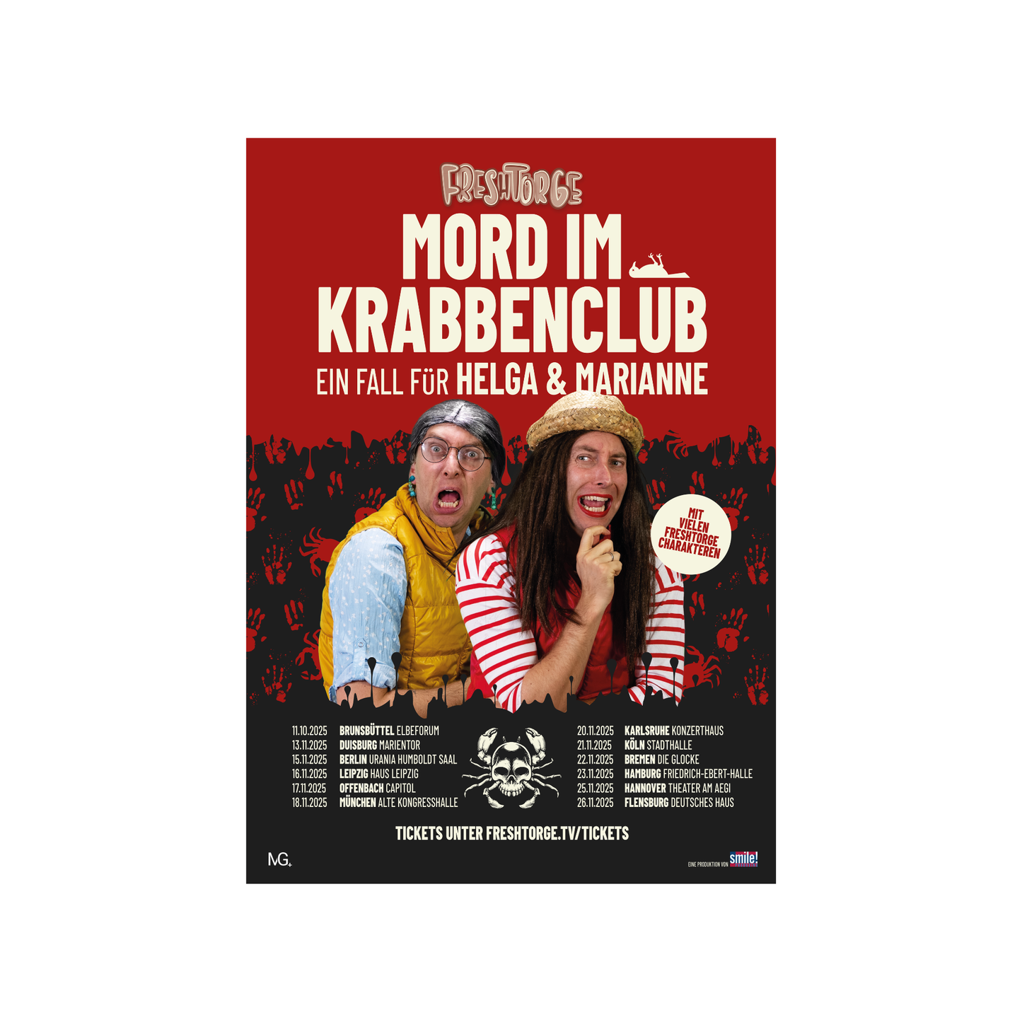 Tourposter "Mord im Krabbenclub" 2025