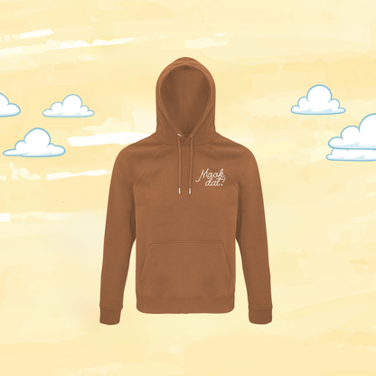 Hoodie "Mook dat!" Braun