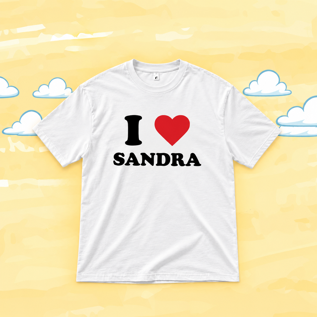 T-Shirt "I love Sandra"